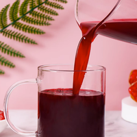 Hoogwaardige passievruchtjam rozenthee puree OEM-saus in fles voor groothandel