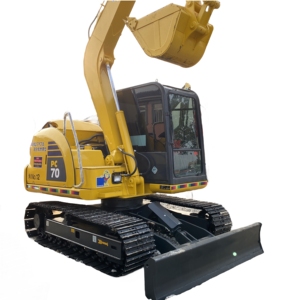 รถขุด PC70-8 Komatsu ญี่ปุ่นของแท้ใช้เครื่องยนต์7Ton ตีนตะขาบมีเครื่องยนต์ใช้งานเล็กน้อย - Product Image 1