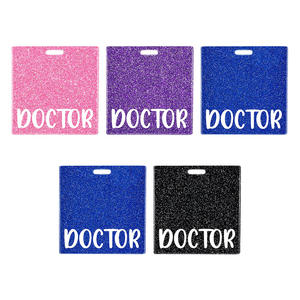 ที่กําหนดเองอะคริลิคป้ายทางการแพทย์BuddyกับGlitter DIYป้ายผู้ถือRN Registeredพยาบาลอุปกรณ์เสริมสํานักงานตกแต่งทุกวัน - Product Image 4