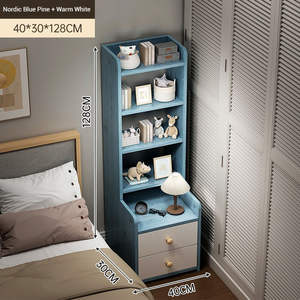 Chevet moderne personnalisable OEM/ODM, écologique, durable, avec plateau en verre organique pour le rangement dans la chambre à coucher et le salon - Product Image 3