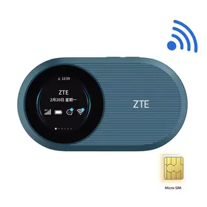 Roteador ZTE 4G LTE móvel wi-fi U10S, hotspot sem fio Wi-Fi6 300Mbps, bateria de 3000mAh, carregamento rápido tipo C