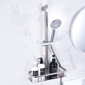 Ensemble <span class=keywords><strong>de</strong></span> <span class=keywords><strong>barre</strong></span> <span class=keywords><strong>de</strong></span> <span class=keywords><strong>douche</strong></span> réglable en acier inoxydable chromé, <span class=keywords><strong>support</strong></span> <span class=keywords><strong>de</strong></span> pomme <span class=keywords><strong>de</strong></span> <span class=keywords><strong>douche</strong></span> <span class=keywords><strong>de</strong></span> salle <span class=keywords><strong>de</strong></span> bain, <span class=keywords><strong>barre</strong></span> coulissante <span class=keywords><strong>de</strong></span> <span class=keywords><strong>douche</strong></span>, 61 cm - Product Image 2