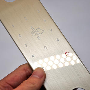 Molde de plástico para porta IMD IML, molde personalizado para bloqueio de porta, molde de injeção de produtos, serviço de molde para rotulagem IML - Product Image 3