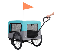 Remorque à vélo et poussette de jogging 2-en-1 pour bébé ou animal de compagnie pour le camping, la marche, la randonnée et le vélo.