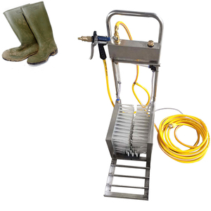 Estación de Limpieza Automática de Botas de Acero Inoxidable con Efecto Desinfectante, Lavadora Automática de Botas para Granjas - Product Image 1