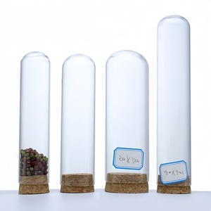 25x150 thủy tinh borosilicate cho ống nghiệm 50ml đáy tròn với nút chai nắp cho phòng thí nghiệm sử dụng - Product Image 1