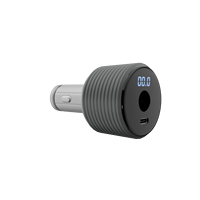 Adaptador de Corriente para Auto Starlink Mini, 12V 24V a 30V DC, Cargador USB C para Accesorios Starlink Mini, Modelo con Pantalla Digital
