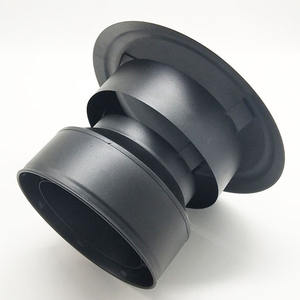 Cheminée en acier inoxydable noir avec revêtement en poudre, design à verrouillage par torsion, cheminée à <span class=keywords><strong>double</strong></span> <span class=keywords><strong>paroi</strong></span> pour poêle - Product Image 4