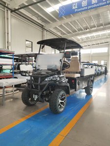 Carrito de Golf Eléctrico de 2 Plazas con Caja de Carga de Aluminio y Enganche de Remolque Reforzado - Product Image 5