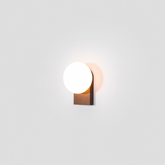 VJC 7W Aluminum Wall Sconces with Glass Shade Warm White LED IP21 Remote Control Surface Mounted Indoor Use Light