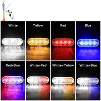 KLT LED Motorrad Blitz Warn licht Seiten licht 4led Truck Car Beacon Verkehrs not lichter