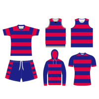 Fabricante Chino Suministra Camisetas de Rugby Personalizadas con Impresión por Sublimación, Ropa Deportiva, Uniformes de Fútbol Americano