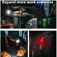 Lampe torche de poche WT9 Pro multi-modes pour le camping, haute luminosité 1000LM, UV, avec clip, étanche et ultralégère