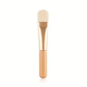 Pinceau de maquillage unique, pinceau doux pour masque facial, manche en bois, pinceau portable pour masque facial, outil de maquillage beauté - Product Image 4
