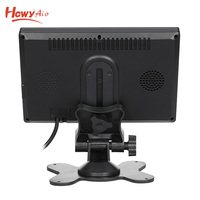 Soporte de entrada de vídeo 7 pulgadas Mini pantalla Lcd para TV y marcha atrás con monitor de altavoz incorporado