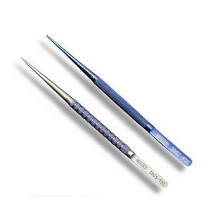 BISONS Vente en gros de micro-pinces manuelles 1,0 mm à pointe Debakey 7 1/8 en titane de haute qualité, certifiées ISO13485, ensemble d'instruments CE - Product Image 1