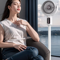 Nouveau ventilateur de circulation d'air 2026, ventilateur sur pied domestique, ventilateur intelligent silencieux avec télécommande