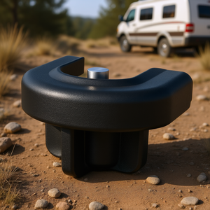 Verrou de remorque antivol robuste de 2 pouces en acier résistant aux chocs pour camping-cars et véhicules tout-terrain - Product Image 2