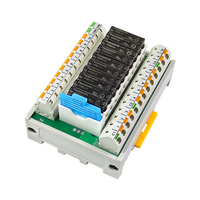 Module de relais SPST-NO à 10 canaux, terminal enfichable, montage sur rail DIN, carte amplificateur de signal PLC APAN3124, sortie 5A DC24V, Shimaide