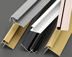 Angolo di angolo di casa Moden angoli impermeabili finiture materiali in alluminio strisce di bordo in alluminio