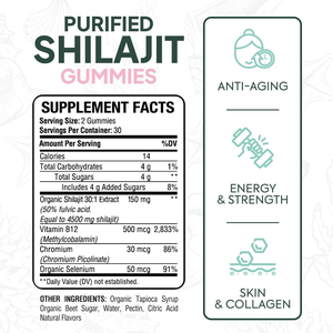 Gomitas <span class=keywords><strong>de</strong></span> Shilajit <span class=keywords><strong>de</strong></span> Marca Privada, Suplementos <span class=keywords><strong>de</strong></span> Gomitas <span class=keywords><strong>de</strong></span> Shilajit Puro con Minerales Traza, Apoyo Energético para Hombres y Mujeres - Product Image 2