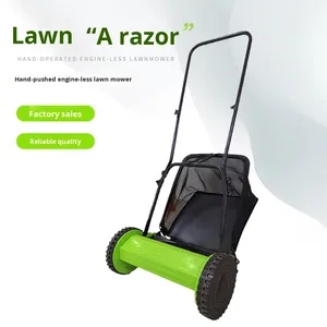 Tondeuse à gazon manuelle multifonctionnelle de qualité professionnelle pour le jardinage, avec poignées réglables en hauteur, garantie 1 an - Vente en gros fabricant - Product Image 2