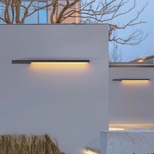 Lampe murale extérieure moderne, lumière LED linéaire pour jardin, étanche, luminaire pour cour, balcon, jardin, G-1334 - Product Image 3