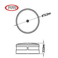 FOYO Lampe de navigation LED horizontale en acier inoxydable, IP66, 1NM, 12V, pour bateaux, portée tribord et tribord, bicolore, vente chaude
