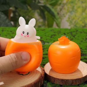 ของเล่นบีบซิลิโคนรูปชีส กบ หนู แก้วน้ำ ของเล่นบีบคลายเครียด นักบินอวกาศ แครอท กระต่าย กระรอก ของเล่นบรรเทาความเครียด ของเล่นลดความวิตกกังวล - Product Image 3