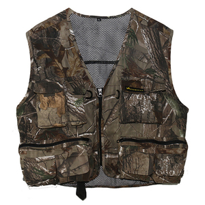 Tronyond بلا أكمام تنفس في الهواء الطلق الصيد الرياضة سترات التصوير الفوتوغرافي أعلى خزان الرجال جيب متعدد سترة القطن - Product Image 1