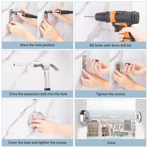 Tendedero Retráctil de Acero Inoxidable Moderno para Montar en la Pared, Fácil Instalación - Product Image 6