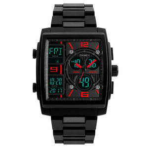 <span class=keywords><strong>Skmei</strong></span> — montre-bracelet en cuir véritable pour hommes, à quartz, étanche, avec dos en acier inoxydable, nouvelle collection <span class=keywords><strong>1274</strong></span>, importé de la chine, vente en gros - Product Image 3