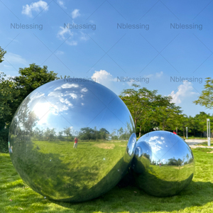 Inflatable Metallic Mirror Ball <b>Balloons</b> PVC Material Big Shiny Decorative for Outdoor Parties <b>Customized</b> Fast Shipping Decorati - Product Image 5