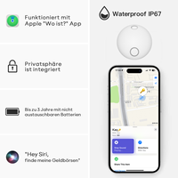Traceur intelligent personnalisé pour retrouver vos objets : mini localisateur de position pour clés, portefeuille, cartes, sacs – Dispositif anti-perte