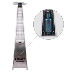 Outdoor Garden Natural Freestanding Infrared <strong>Glass</strong> <strong>Tube</strong> <strong>Flame</strong> burner Pellet Keyo Spiral Grill Economic Pyramid Gas <strong>Patio</strong> <strong>Heater</strong> - Product Image 6