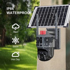 Cámaras solares al aire libre inalámbricas 600W Cámara solar al aire libre Solaire 4G con tres LENTES duales - Product Image 6