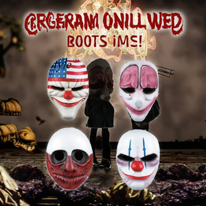 Máscaras de Resina para Disfraces de Halloween, Máscaras Faciales Completas para Fiestas de Disfraces, 4 Colores Impresos - Product Image 2