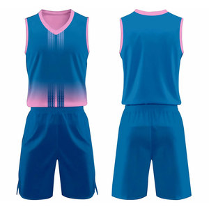 Ensemble d'uniformes de basketball en gros du meilleur fournisseur – Nouveau style, maillots et shorts de sport respirants et légers - Product Image 1