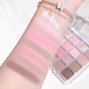 Tấm bóng mắt ma thuật hoàng hôn 16 màu với ngọc trai mờ Tông màu đất lễ hội trang điểm cần thiết cho sự sáng tạo vô tận - Product Image 3