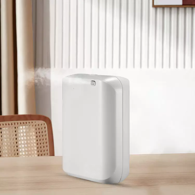 APP Controlled Aroma Diffuser Plastic Electric Wall-Mounted Machine for Essential Oils Waterless Home Appliance with US Plug