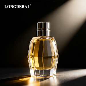 Nuevo Diseño 2026, Botella de Perfume de Vidrio Plateado Vacía de 100 ml con Logotipo Personalizado, Botella de Perfume Plana de Lujo Única con Tapa Metálica - Product Image 4