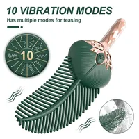 Feather Bullet Mini Vibrator G-Punkt Flirten Sexspielzeug für Erwachsene Klitoris massage gerät für Frauen Feder förmiger Finger