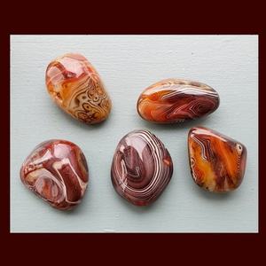 Pierre de palmier en agate rouge sardonyx de haute qualité en gros, cristal de guérison Feng Shui, artisanat populaire - Product Image 4