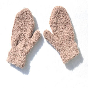 Infantile Bébé Doux Hiver Tricoté Plein Doigt Mitaines Enfants Épais Chaud Gants Corail Polaire Gants pour 1-4Y Enfant D031 - Product Image 6