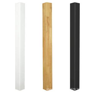 Poteau de balustrade en fer forgé résistant aux intempéries, compatible avec les terrasses en béton ou en bois, les balcons - Product Image 1
