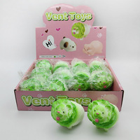 Offre Spéciale en gros pas cher mignon légume forme Squishies Anti-Stress décompression jouet pour filles enfants émulationnel Mochi Tpr jouets