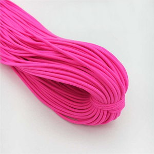 Cordón Elástico <span class=keywords><strong>de</strong></span> Poliéster y Goma, Colorido, Personalizado OEM, 2mm <span class=keywords><strong>de</strong></span> Grosor, para Calzado, Bolsas y Prendas - Product Image 3