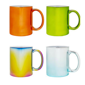 Mug en céramique plaqué or 301-400ml, prêt pour la sublimation, cadeaux d'affaires, cadeaux promotionnels - Product Image 5