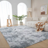 Large Fluffy Shaggy Modern Polyester Rug Soft Plush Carpets Bedroom Living Room Kid's Room High Pile Handmade Washable Anti-Slip