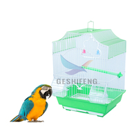 Cage à oiseaux pliable en fil de fer, idéale pour l'élevage, pour perroquets et oiseaux d'amour, vente en gros à prix abordable